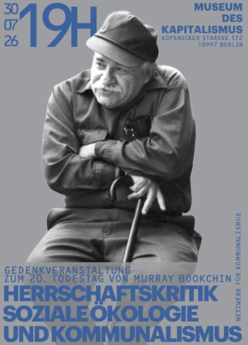 Homenaje internacional a Murray Bookchin
30 de julio 2026
Collectif de l'AtelierCOLLECTIF DE L'ATELIER