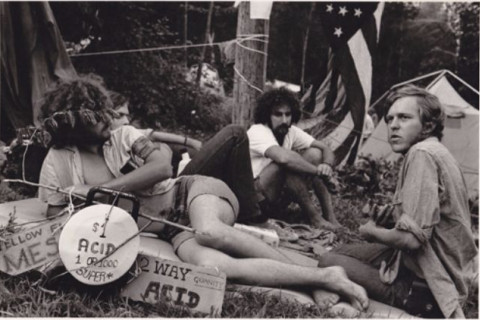 1971 Poster for the Powder Ridge Rock Festival, that never happened.
