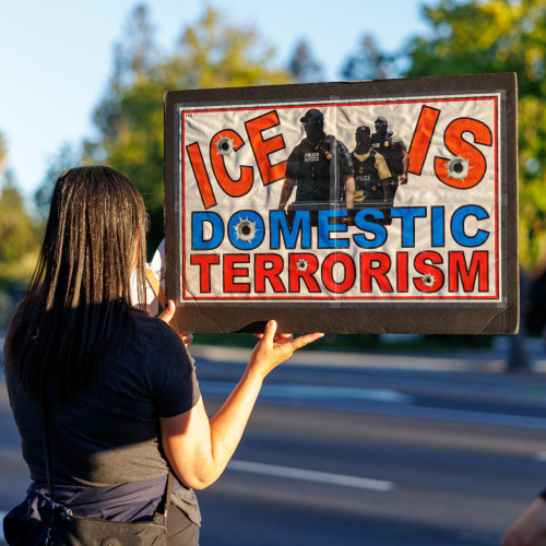On July 25, a protest in Mountain View honored Lorenzo Salgado Araujo of Houston and Joan Sebastián Durán Guerrero of Maine and others ki...