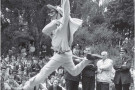 RG Davis in SF's Lafayette Park on August 7, 1965: "....for your appreciation this afternoon, an arrest!"