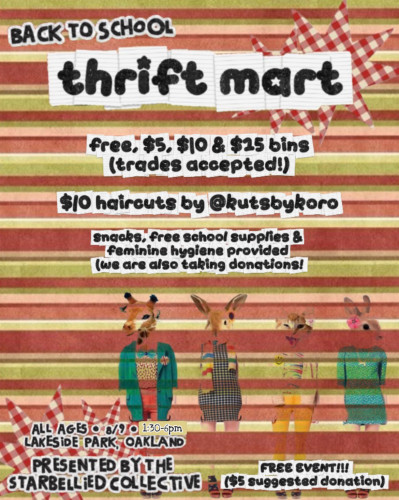 poster for event, also available at @starbellied_collective on ig