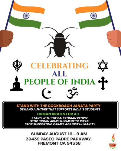 Celebrating ALL People of India flyer
