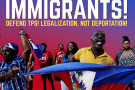 Haitians protest carrying Haitian flags