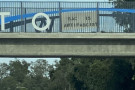 12+ banners dropped in response to Patriot Front banner drop in Sacramento