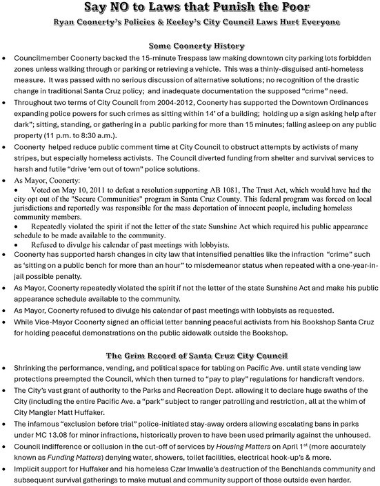Updated Flyer from Killer Coonerty rally--download and distribute