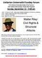 9-13-26 Walter Riley at UUSF's Forum
