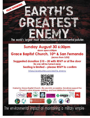 Grace Baptist Church
484 E San Fernando Street
San Jose, CA 95112, USA
