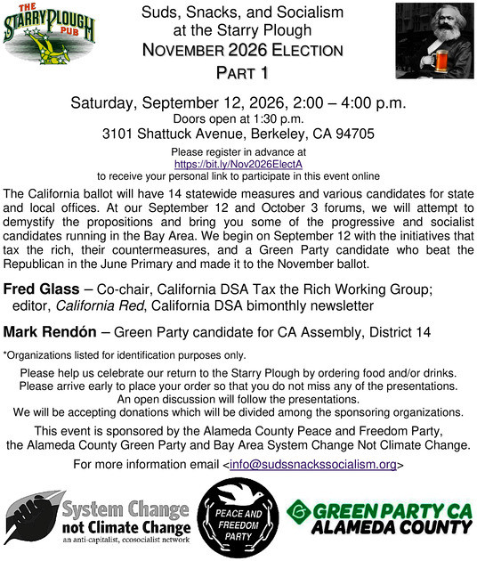 The flyer for the forum, including logos for the venue and the sponsoring organizations