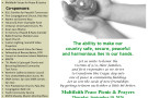Multi-faith Peace Picnic flyer