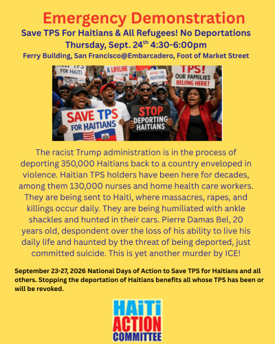 Photo of Haitian Protest to Protect TPS