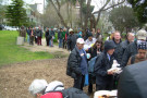 Food Not Bombs feeding the poor and hungry at People's Park in Berkeley, before People's Park was stolen from the people!  