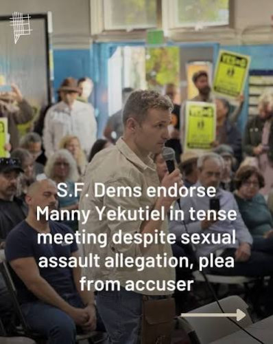 Endorsing A Sexual Predator Now Is The Record Of The SF Demos