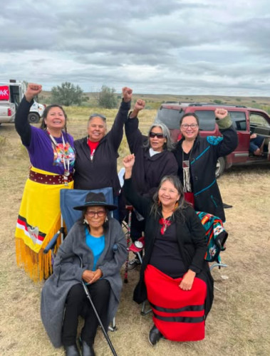Photo courtesy Jean Roach. Mni Wiconi Reunion.