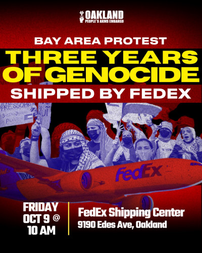 3 yrs genocide fedex flyer