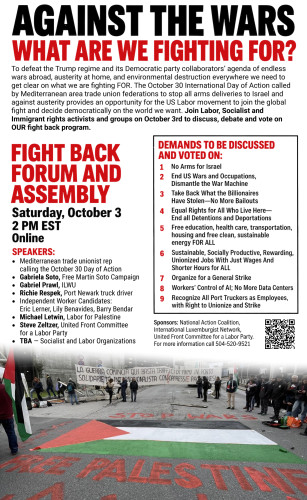 Against The War: What Are We For-A Panel