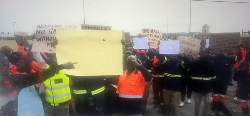 Namibian Workers Protest Union Busting By Beifang