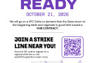 SEIU 1000 California state workers with 100,000 members will be going on strike on October 21 throughout California.