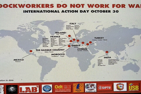 Dockworkers At 40 Ports Around The World Will Be Striking Against Genocide, Wars & Attacks On Working Class