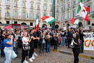 Workers in Turin rally and march for higher wages and dignity in solidarity with students who call for education reforms.