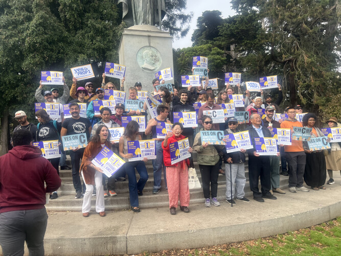 Housing Activists Rallied in SF Golden Gate Park To Defend Housing