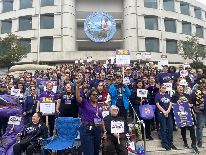 SEIU 1000 Rally At SF CPUC Building