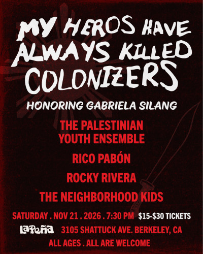 La Peña Cultural Center, 3105 Shattuck Avenue, Berkeley, CA 94705