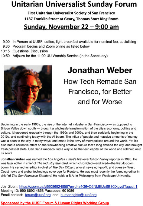 Jonathan Weber How Tech Remade San Francisco, for Better and for Worse