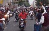 Popular uprising for Hugo Chavez