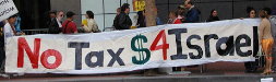 No Tax Money For Israel