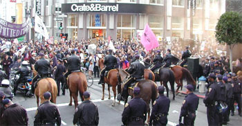 Cops Lose Temper, Crowd Fights Back