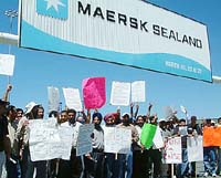 Truck Driver Strike at Oakland Port
