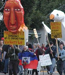 February 28th Protest Commemorate Demands End to Occupation of Haiti