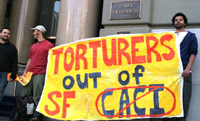 Protest Held to Tell CACI "You're Not Welcome in San Francisco"