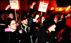 AFSCME Workers Take Struggle to UCSC Chancellor's Doorstep