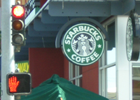 photo taken outside of Starbucks at 65thand Hollis in Emeryville by km