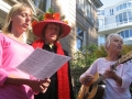 Anti-War Activists Protest At Feinstein Mansion