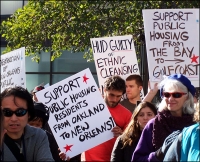 Oakland Demo against New Orleans home Demolitions