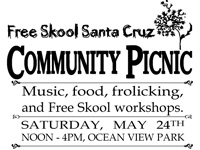 Free Skool Picnic & Running a Free Skool - Saturday and Sunday