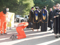 Protest Against John Yoo at Boalt Hall Graduation