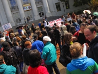 UC Berkeley Rally in Defense of Students Facing Suspension