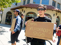 Oscar Grant Rally in Santa Cruz Against Injustice and Police Murder