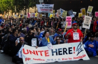 Mass Civil Disobedience in Front of Grand Hyatt in Union Square