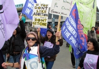 On 38th Anniversary of Roe v. Wade, Anti-Choice March in San Francisco