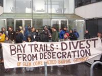 Bay Trails Demand: Divest from Desecration