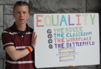 March for Alleged WikiLeaker, Gay Hero Bradley Manning at SF Pride