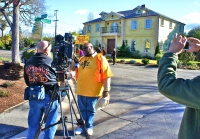 Protest in Front of Multi-Million Dollar Home Brings  Attention to Economic injustice