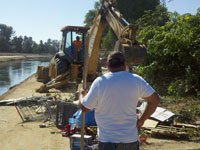 Fresno Irrigation District Evicts Homeless Encampment Along Canal