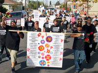 Dia de los Muertos and Speaking out Against Violence at the Peace and Unity March