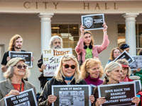 Rallies Opposing Police Militarization Become Fixture at Santa Cruz City Council Meetings