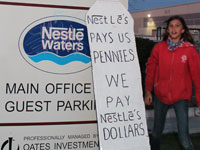 Activists 'Shut Down' Nestlé Water Bottling Plant